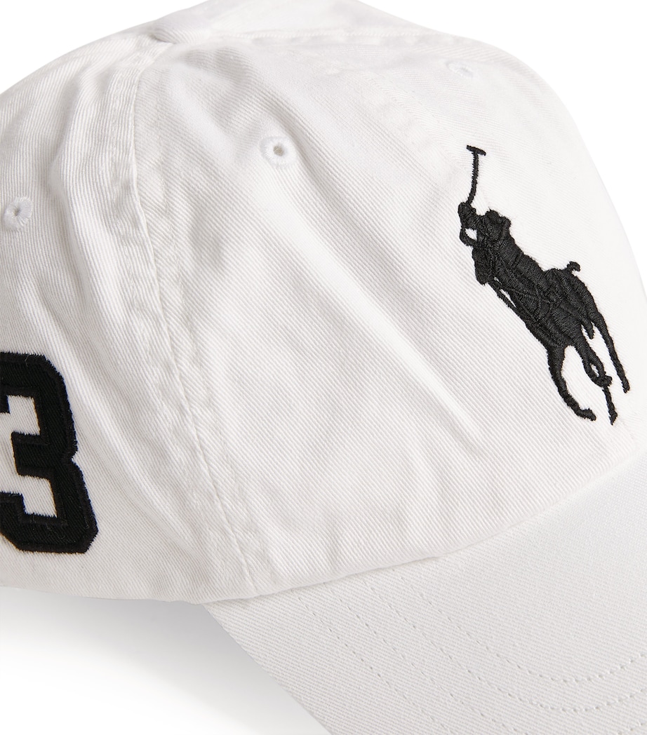 Polo Ralph Lauren Cotton Big Polo Pony Baseball Cap White Image 5