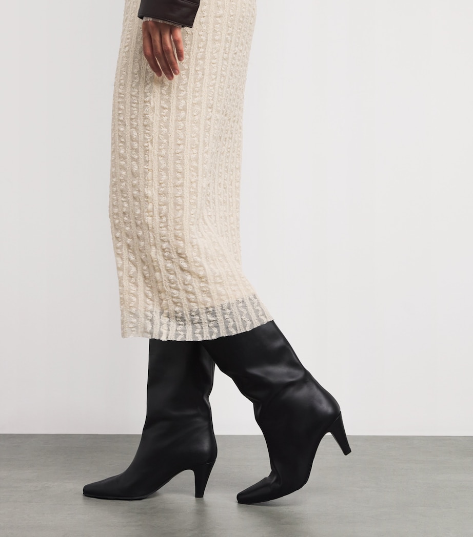 Lace Midi Skirt ECRU Image 6