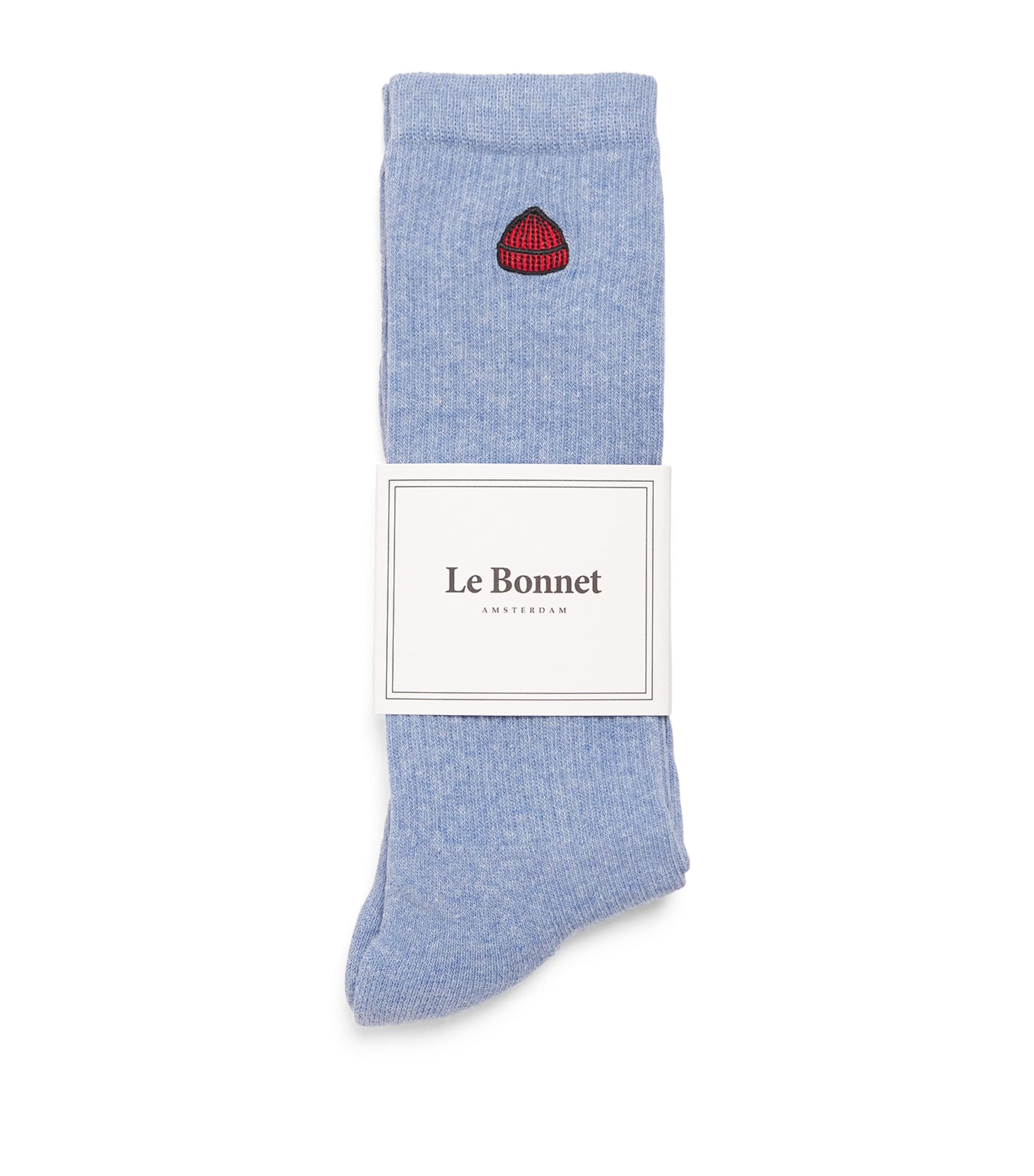 Cotton-Blend Logo Socks LIGHT BLUE SKY Image 1