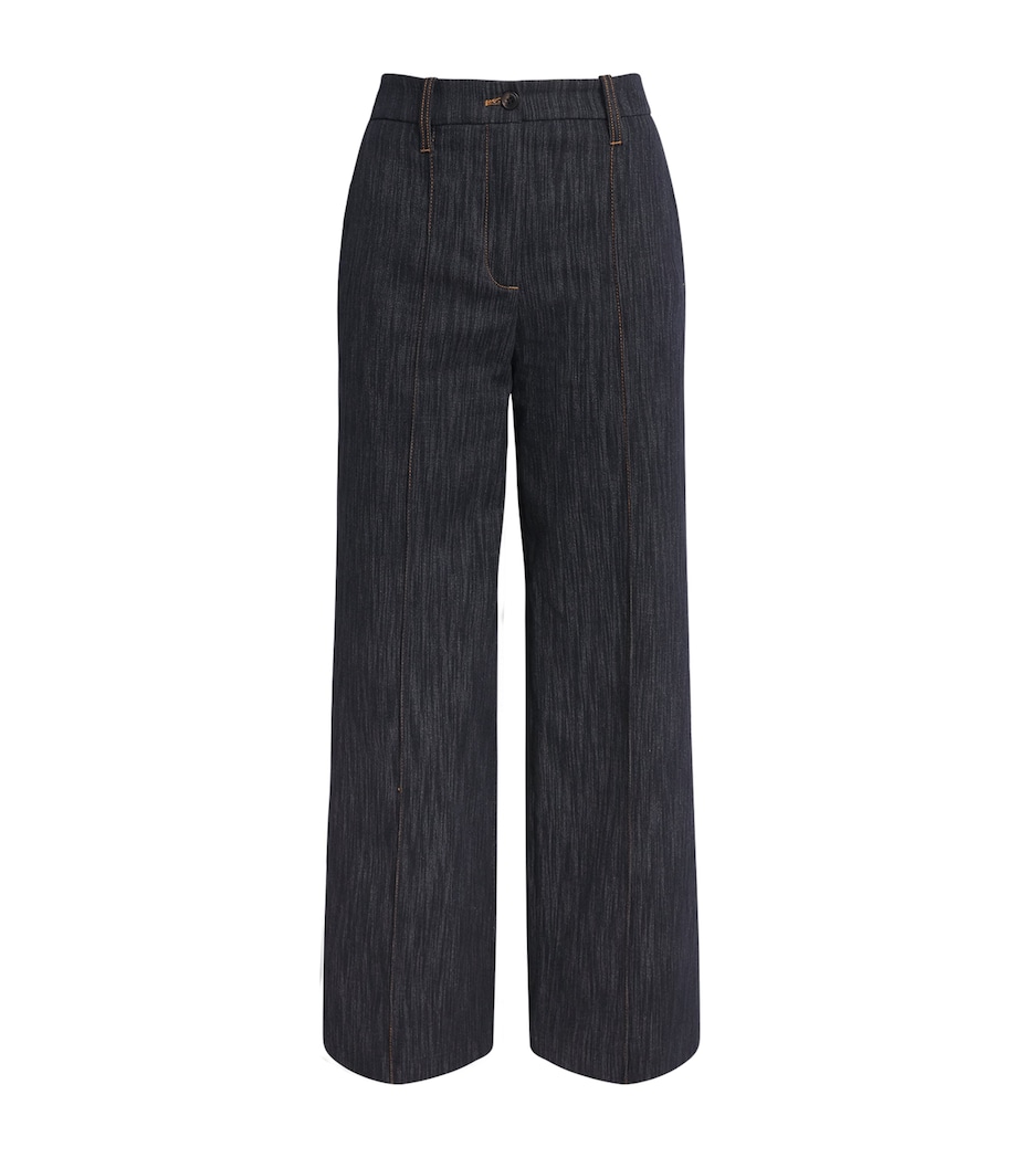 Eleventy Womens Denim Trousers Blu Image 1