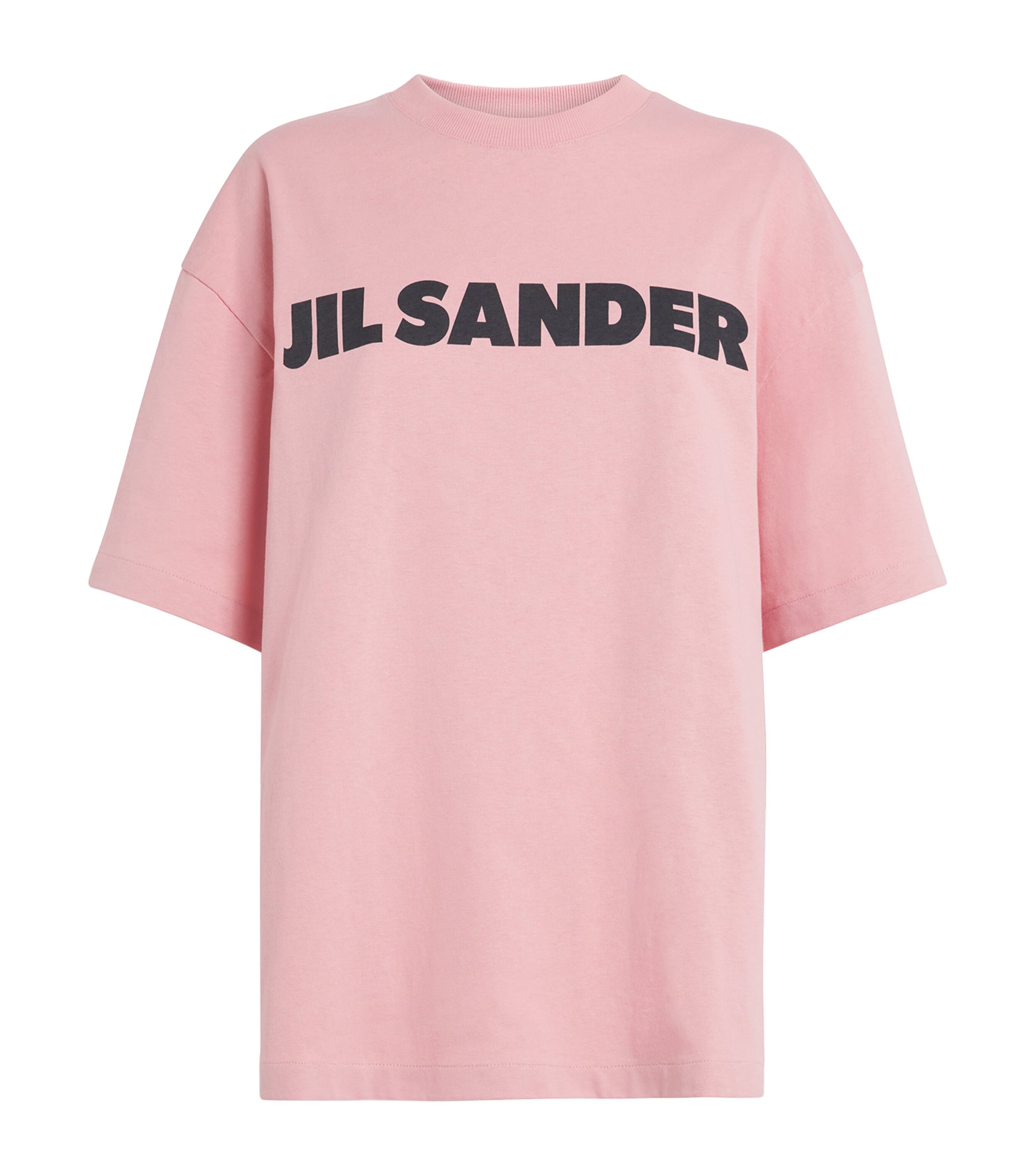 JIL SANDER ピンク ロゴ Tシャツ 半袖 Jil Sander Pink Cotton Logo T-Shirt | Harrods US