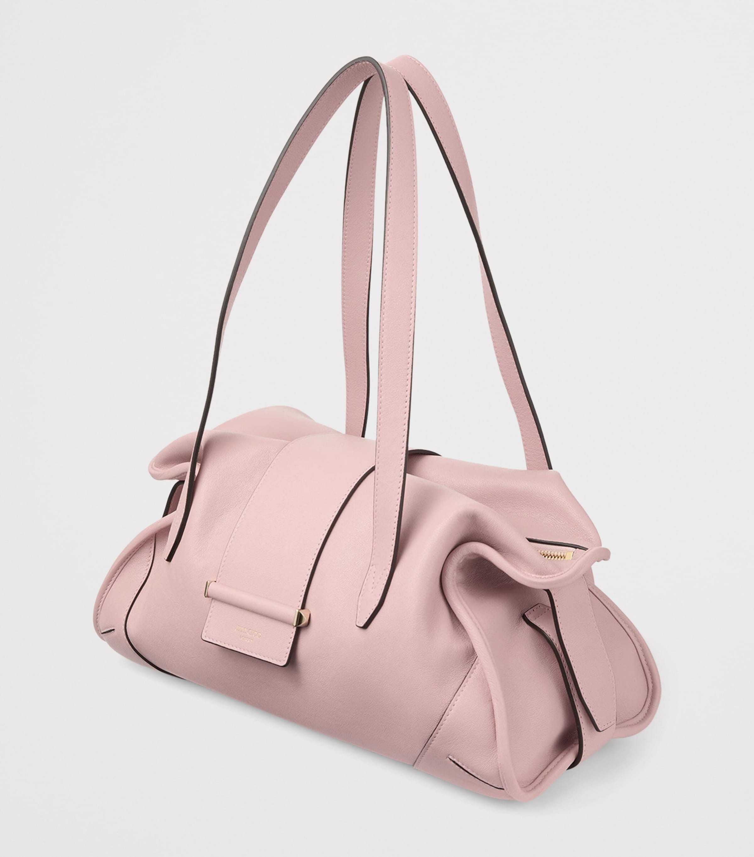 Medium Leather Bar Holdall Bag ROSE/SHINY GOLD Image 2