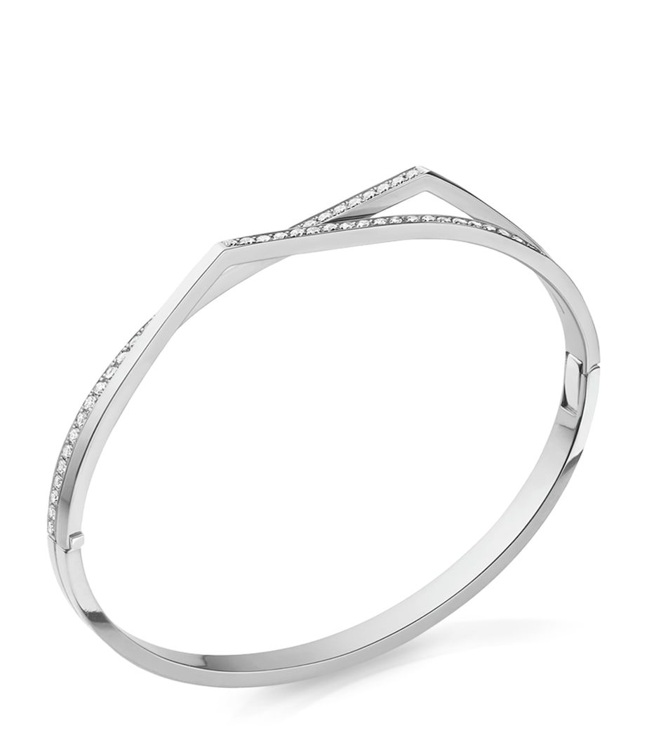 Repossi White Gold and Diamond Antifer Bangle White Gold Image 1