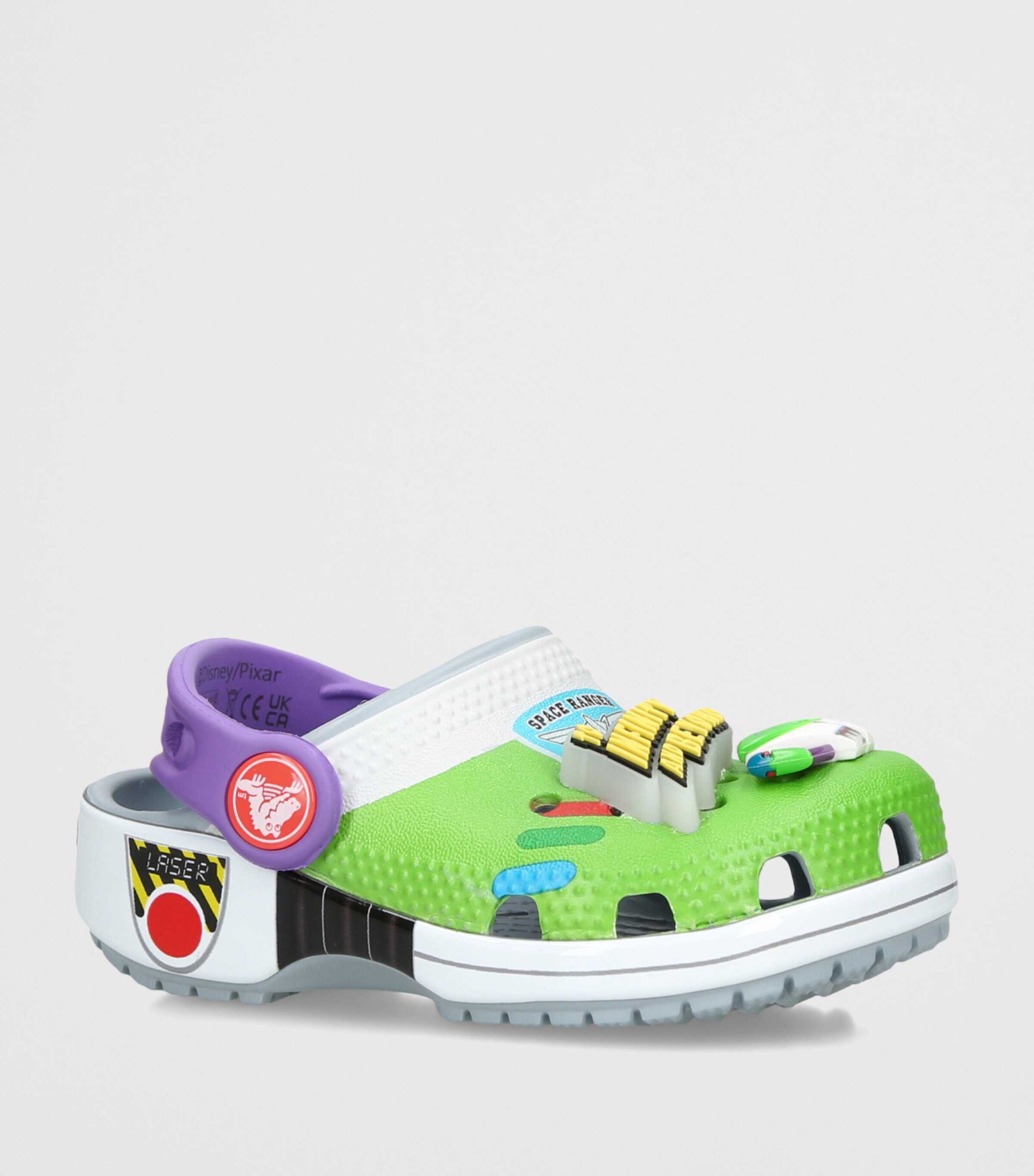 CROCS KIDS Buzz Lightyear Classic Clogs Green Comb Image 3