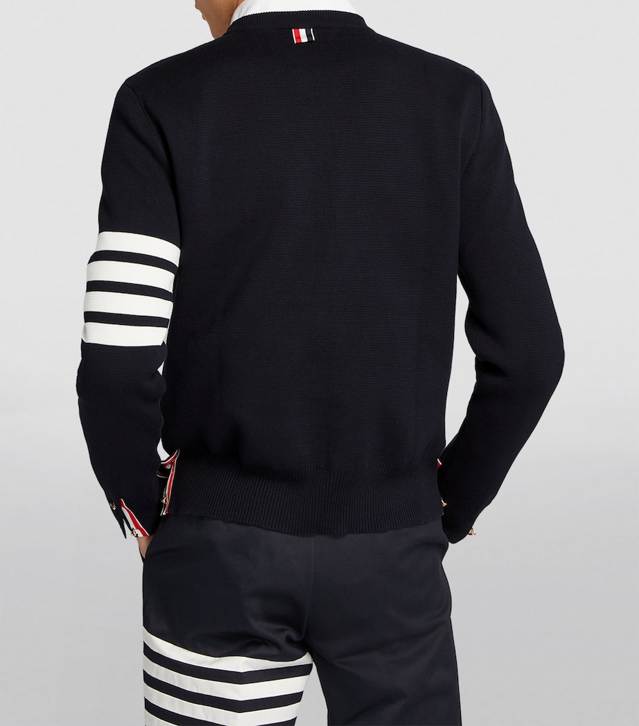 4-Bar Stripe Sweater NAVY Image 4