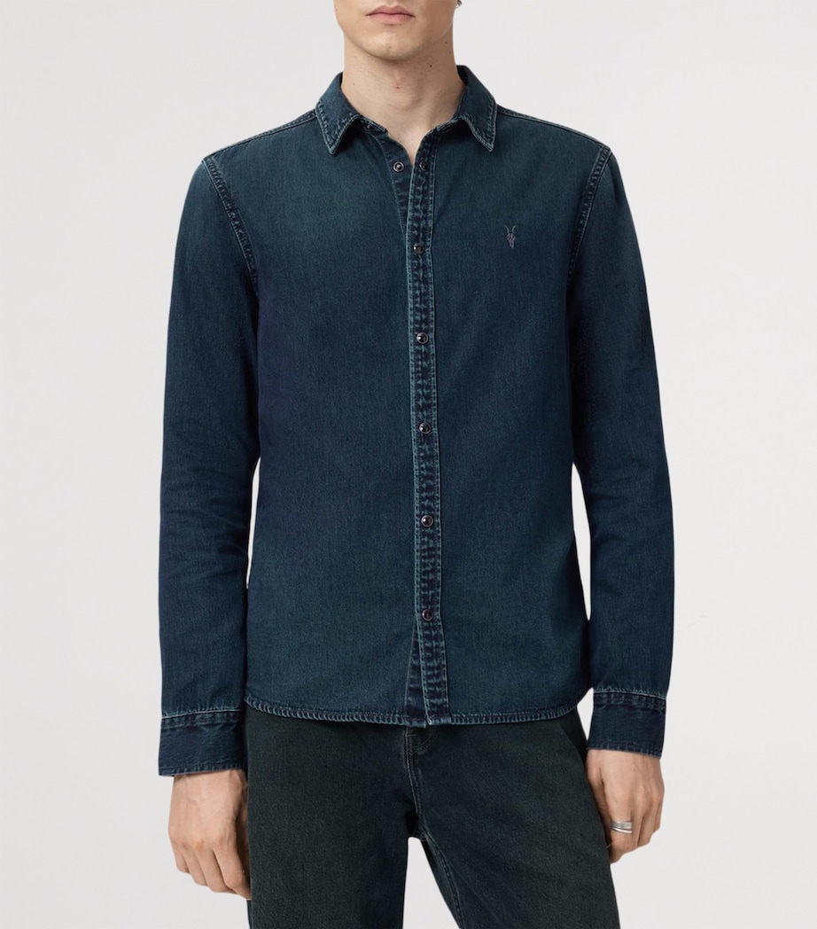 Organic Cotton Gleason Shirt PHANTOM BLUE Image 3