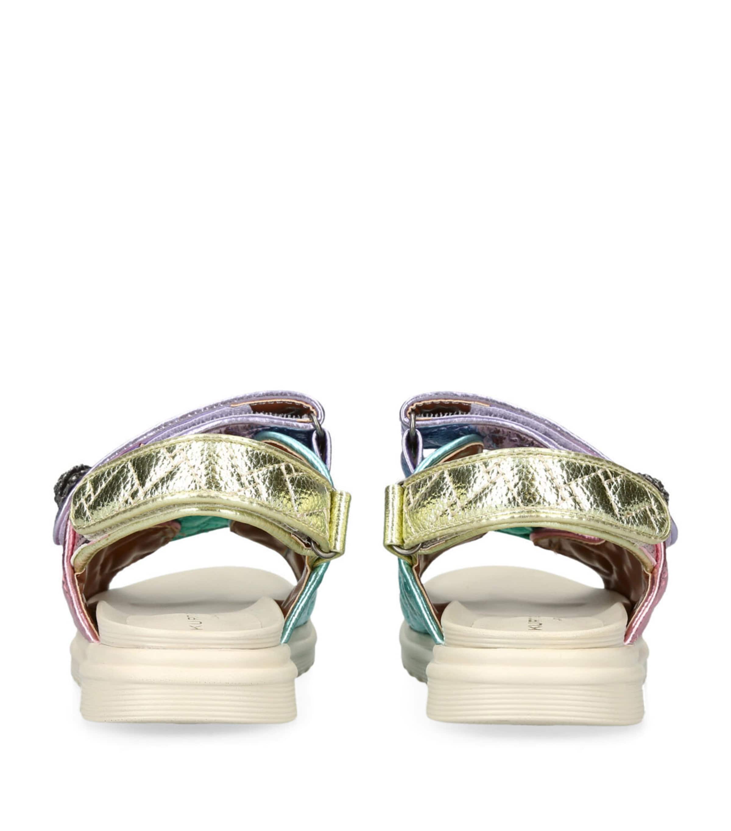 Kurt Geiger London Mini Orson Sandals Pink Comb Image 2