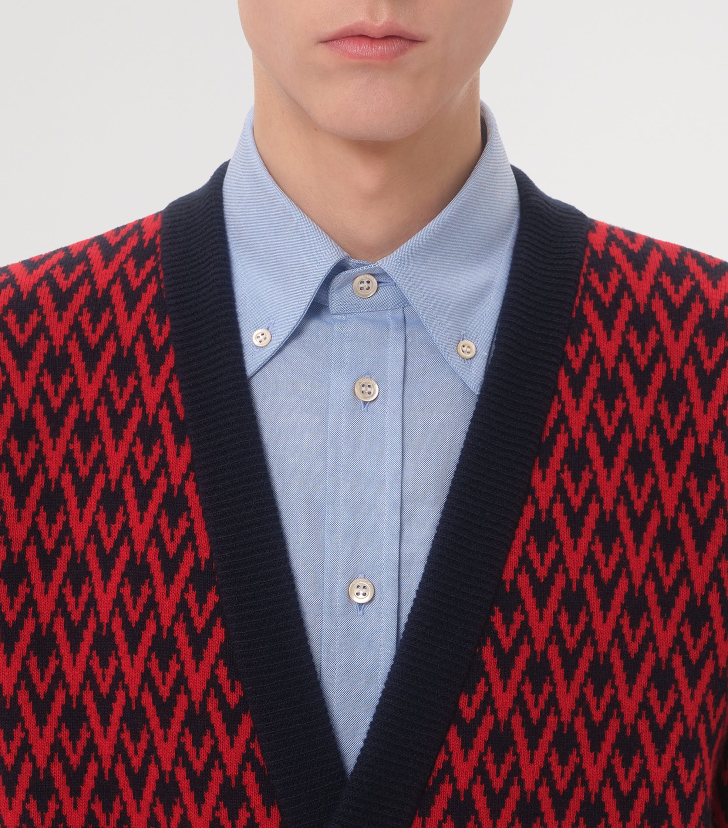 Wool Toute La V Cardigan BR5 Image 6