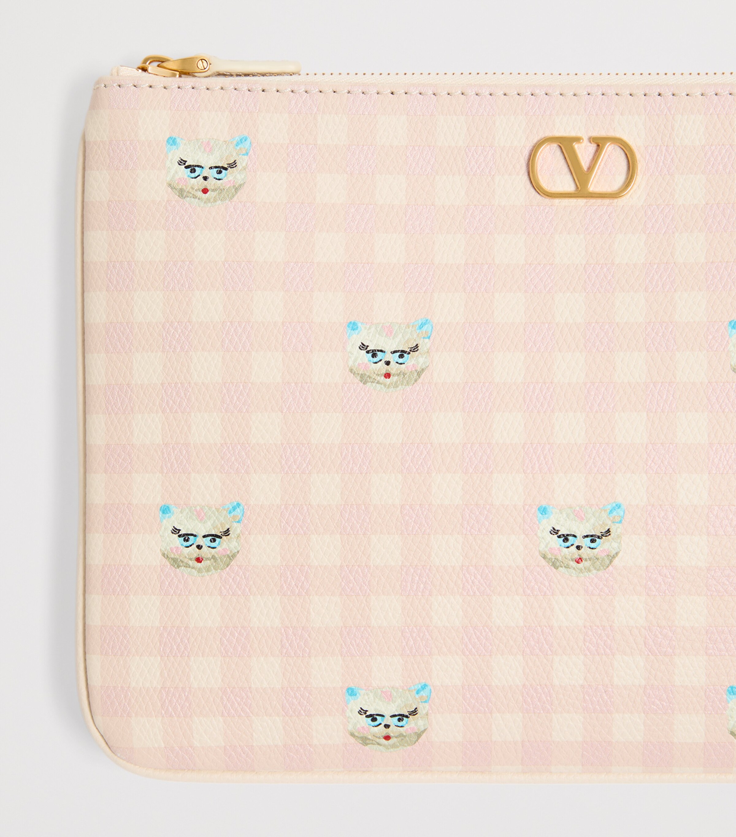 Valentino Garavani Medium Leather VLogo Signature Pouch Image 7