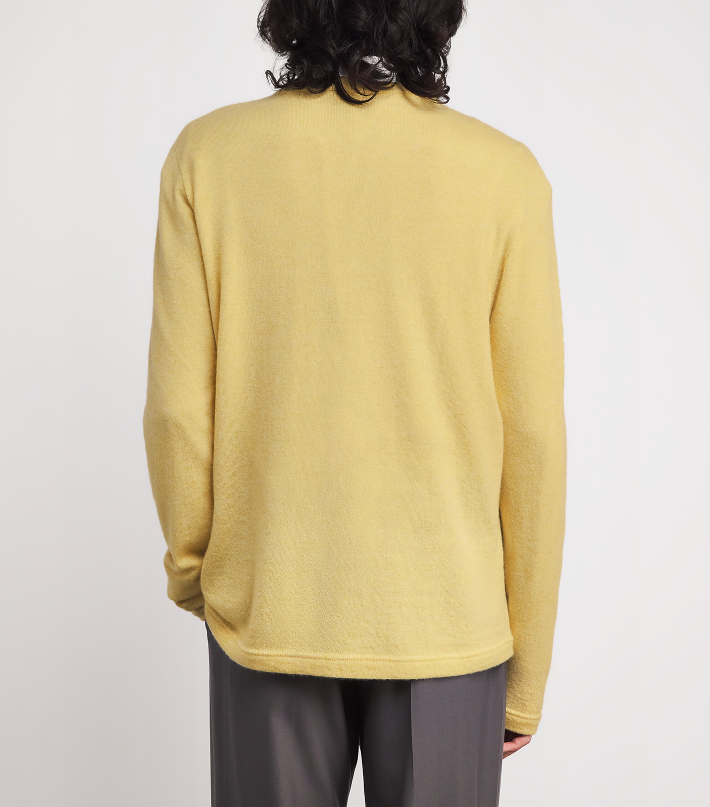 Casas Cashmere Sweater PALE YELLOW Image 4