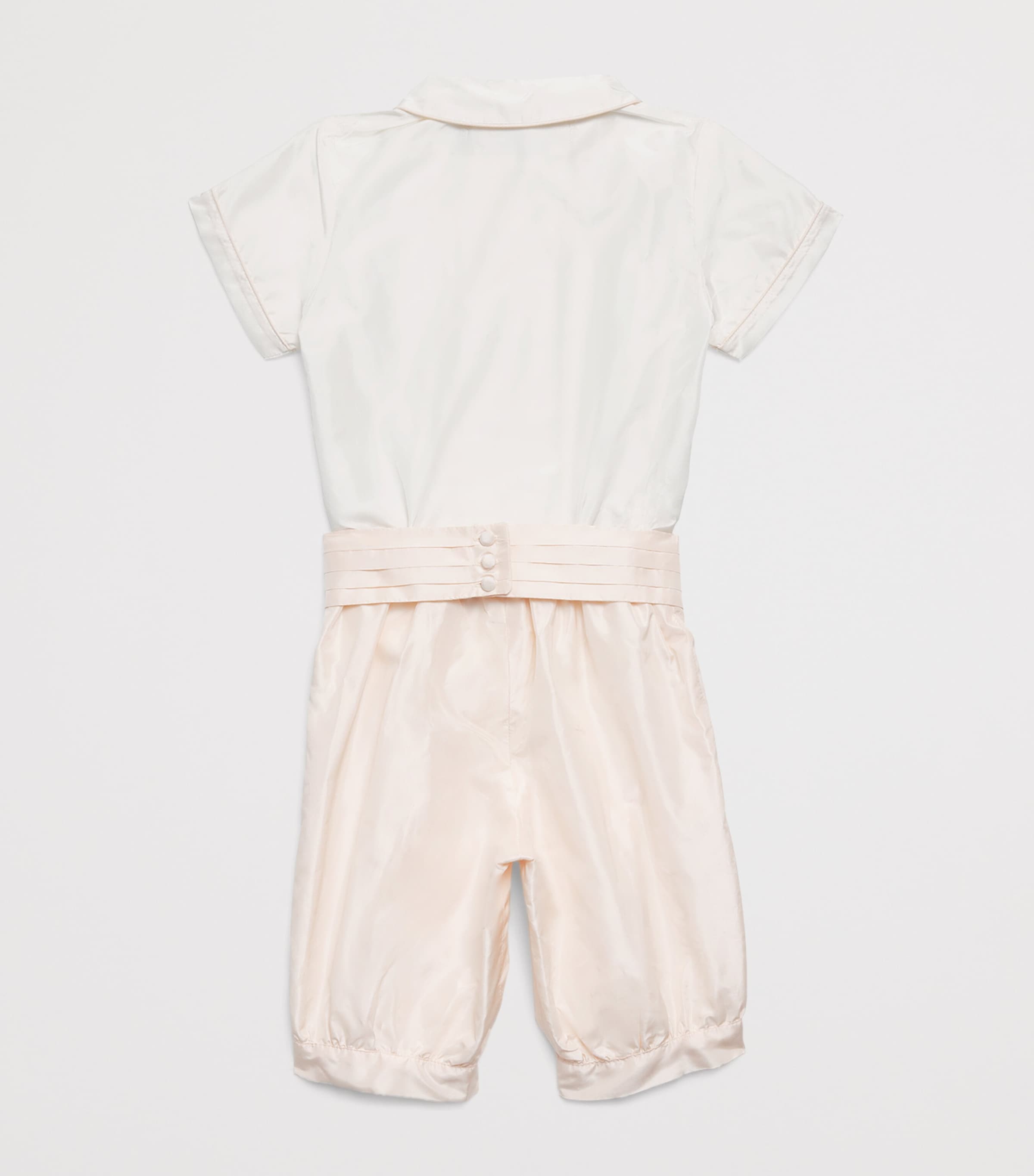 x Historic Royal Palaces Silk Shirt And Trousers Set (2-4 Years) PINK Image 2