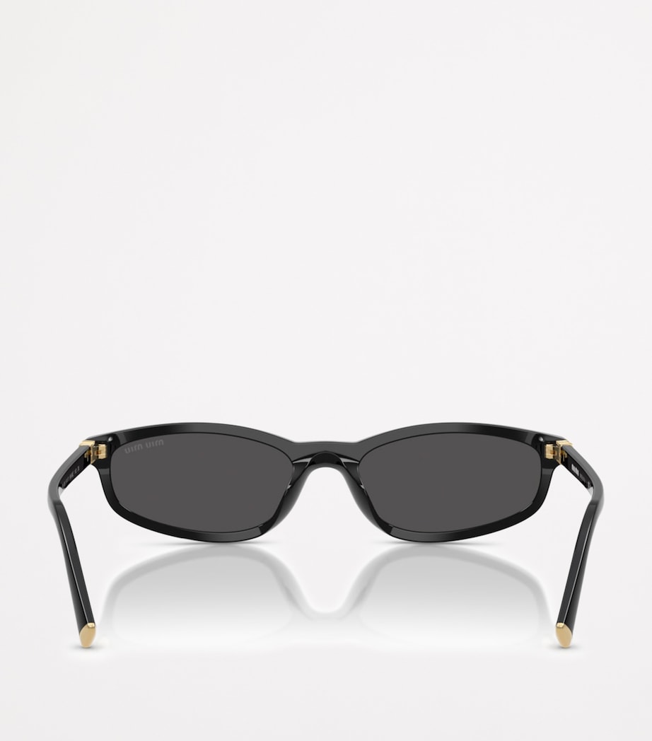 Acetate Oval Sunglasses 16K08Z Image 4