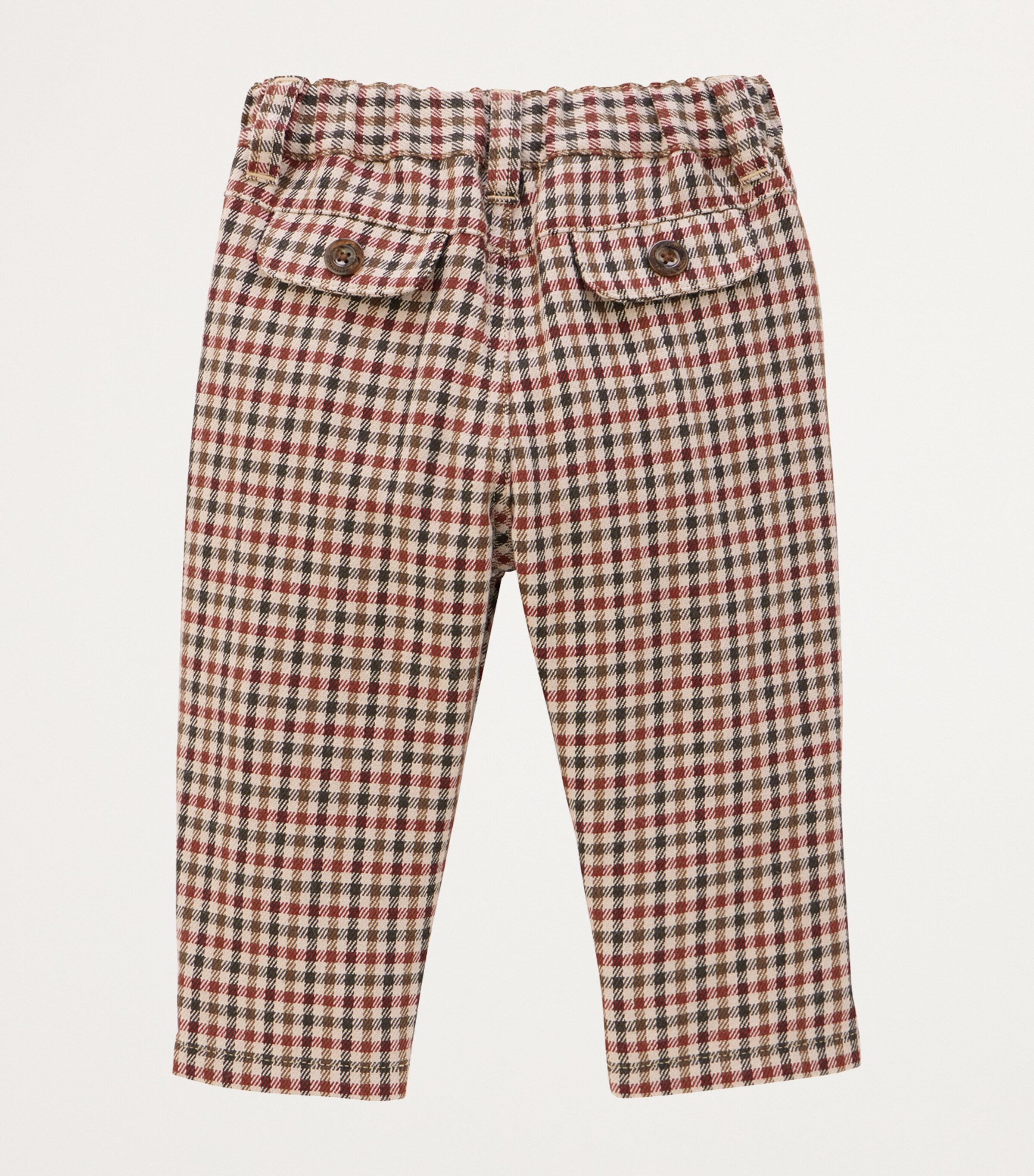 Cotton Check Trousers (2-9 Years) 11 Image 6