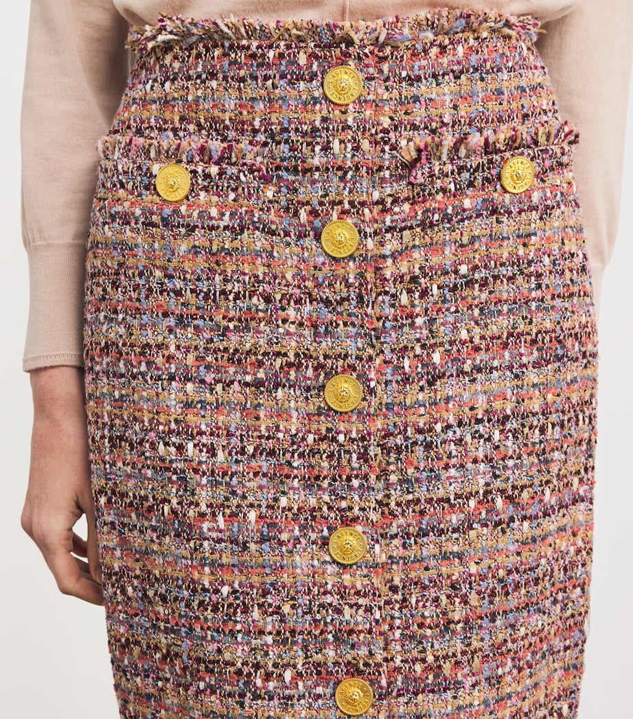 Tweed Tai Midi Pencil Skirt MAUVE/TANMULTITWEED Image 6