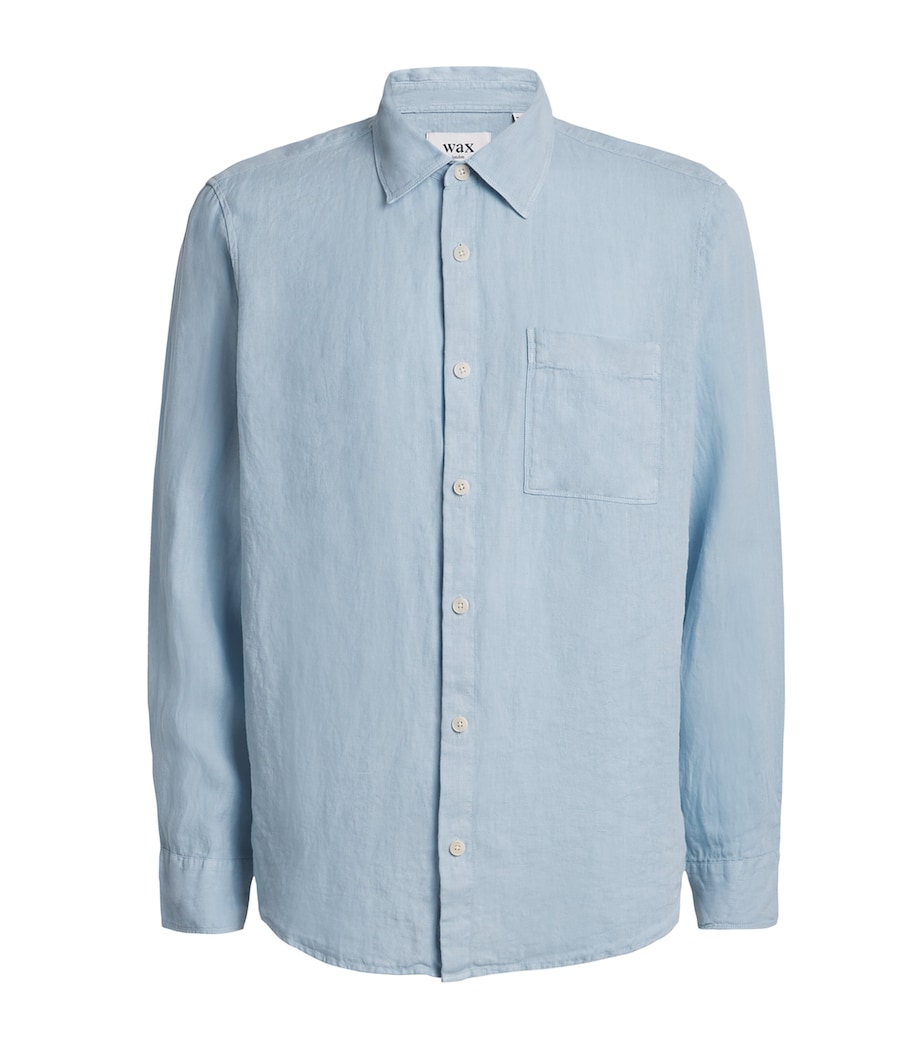 Linen Relaxed Shirt WLIGHT BLUE Image 1