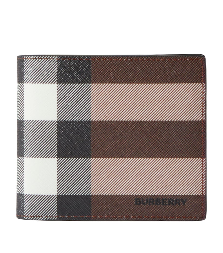 Check Bifold Wallet DARK BIRCH BROWN Image 1