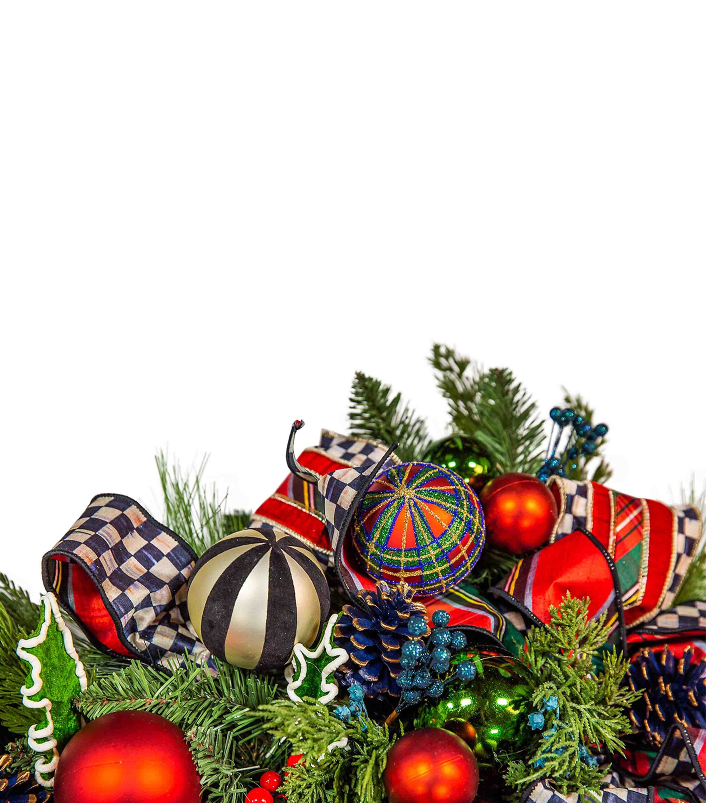 Metal And Plastic Tartastic Illuminated Swag MULTI Image 2