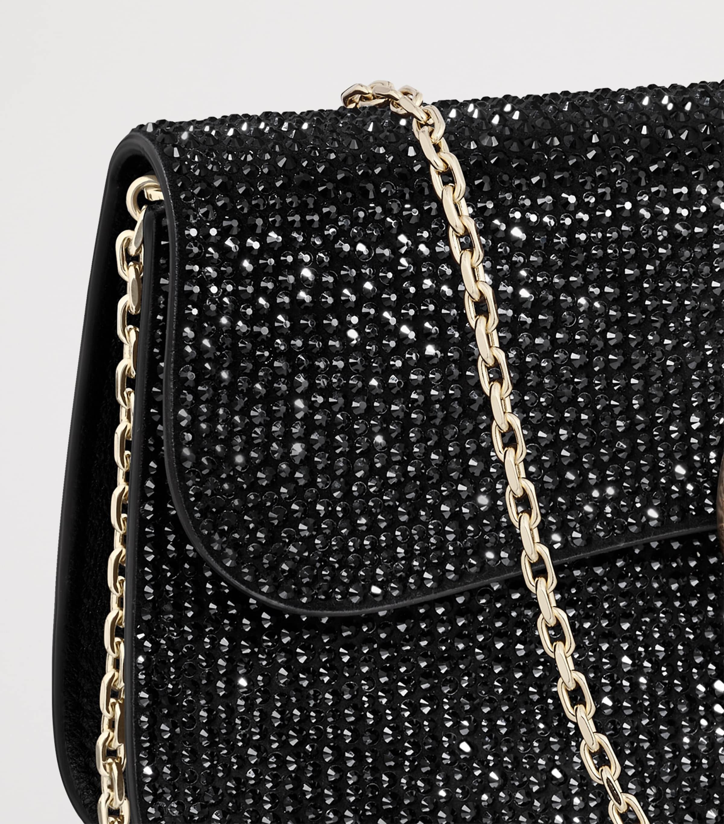 Mini Embellished Panthère de Cartier Cross-Body Bag BLACK Image 4
