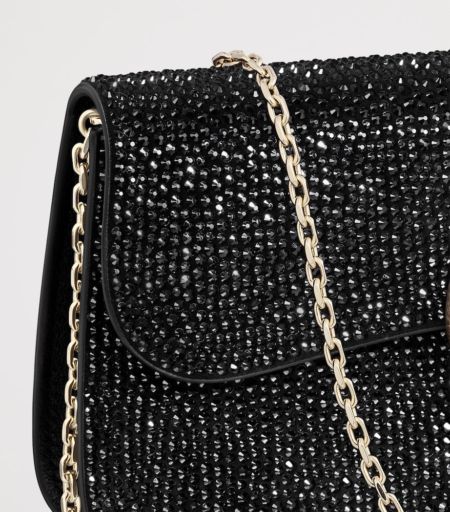 Mini Embellished Panthère de Cartier Cross-Body Bag BLACK Image 4