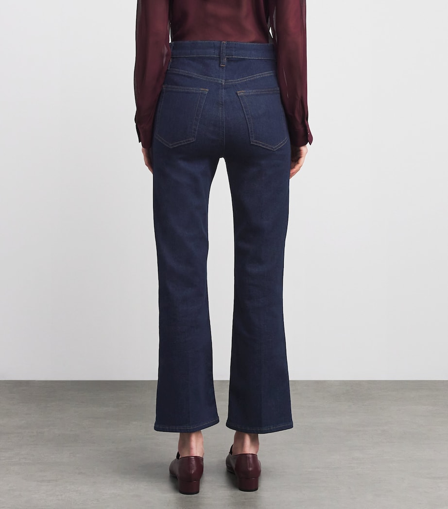 The Reboot Crop Bootcut Jeans RINSE Image 4