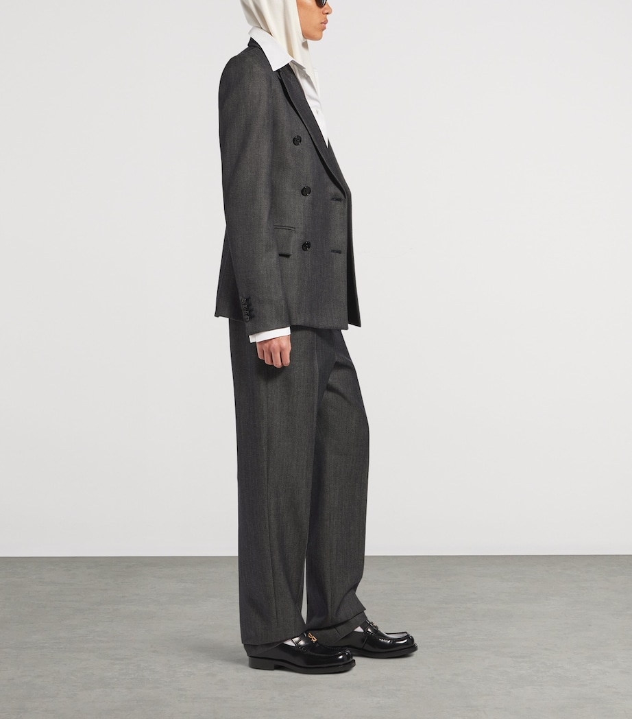 Balenciaga Womens Wool Twill Blazer Image 4