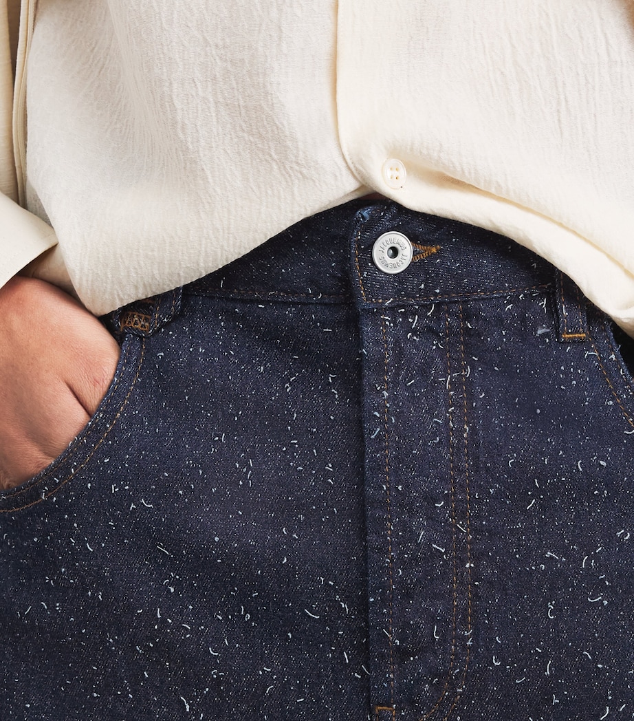 Jacquemus Mens Mirada Straight Jeans Navy Image 3