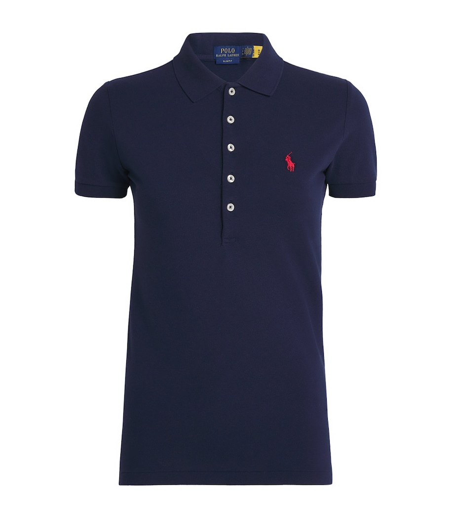Stretch-Cotton Julie Polo Shirt NEWPORT NAVY Image 1