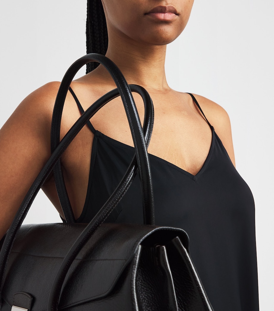 Pleated Midi Dress BLACK Image 4