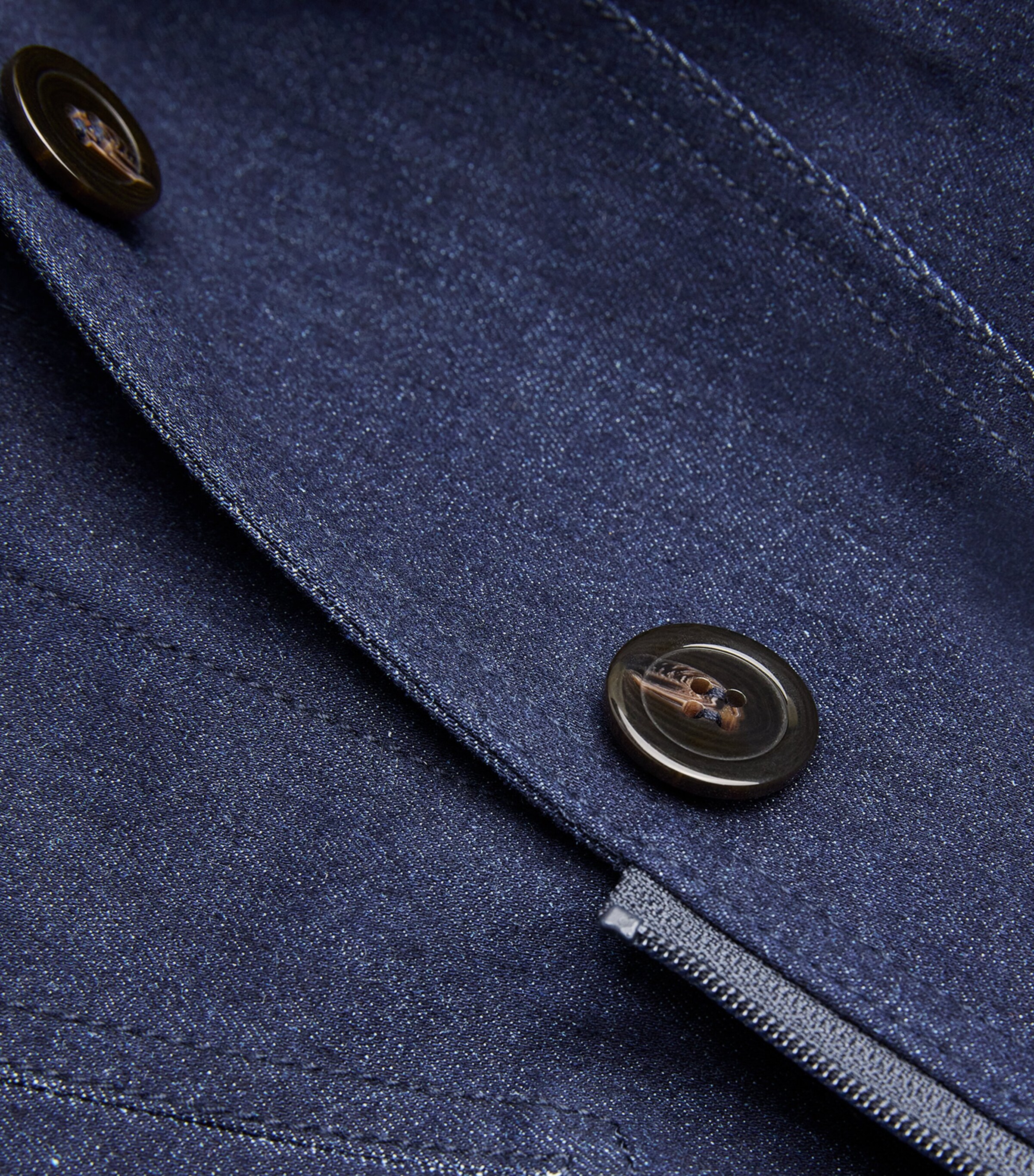 Serina Denim Mini Dress DARK OXFORD Image 5