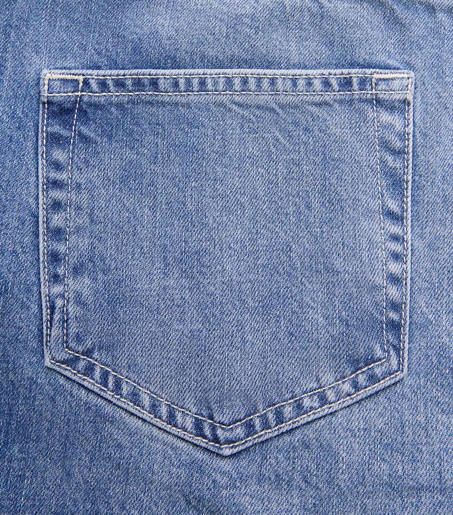 L'Agence Womens Scottie Wide-Leg Jeans Grnt Grant Image 6