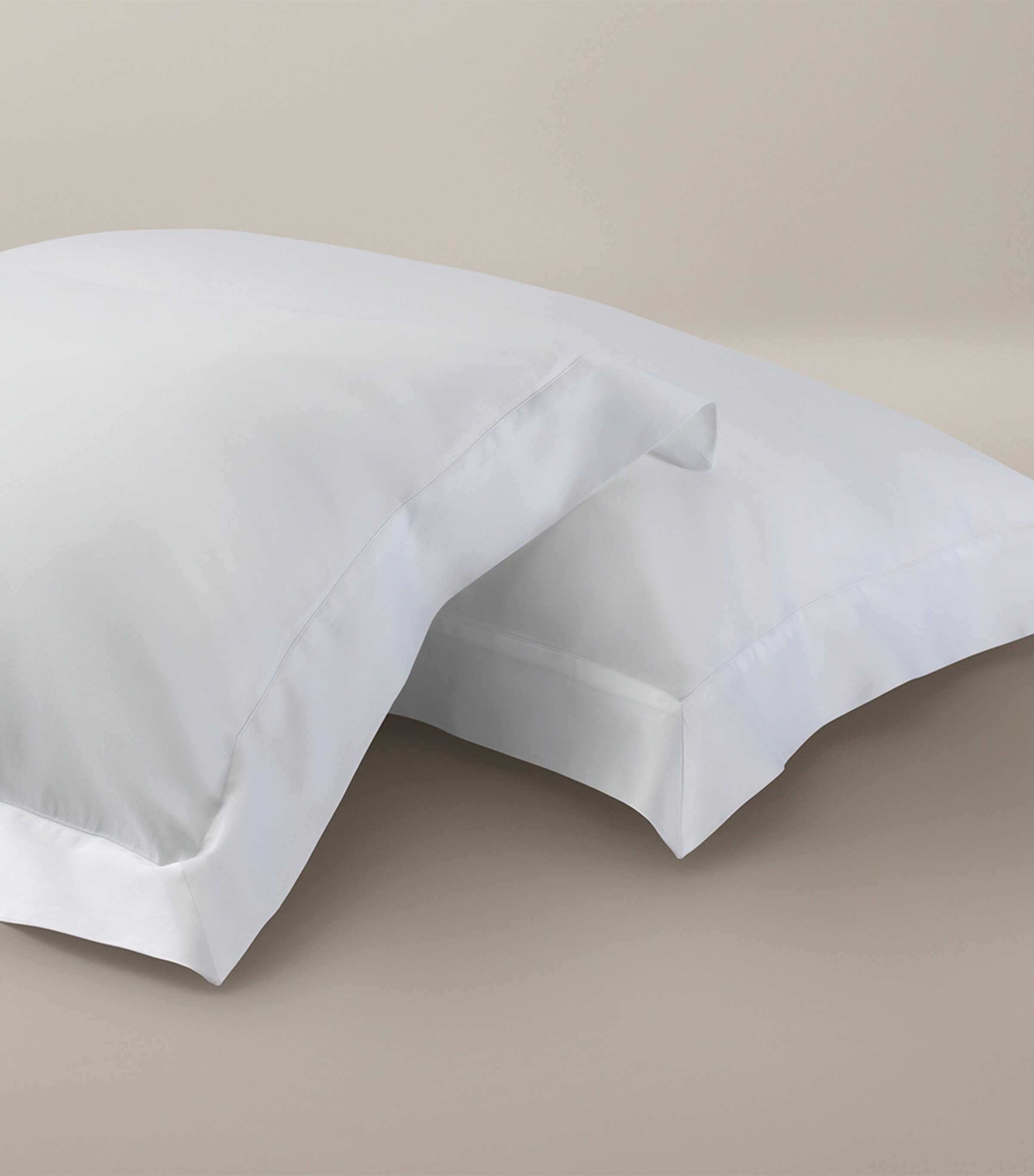 Cotton Sateen The Dream King Oxford Pillowcase (50cm x 90cm) WHITE Image 3