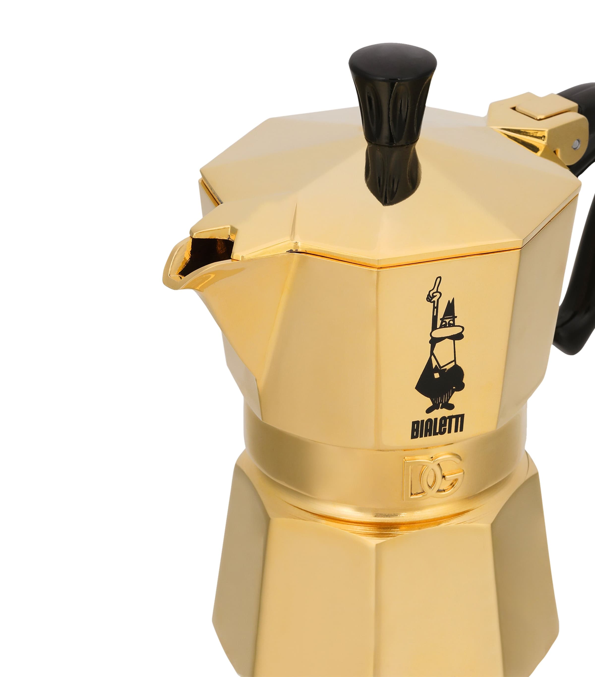 x Bialetti 24kt Gold Moka Ora 3-Cup Express U0001-ORO Image 6