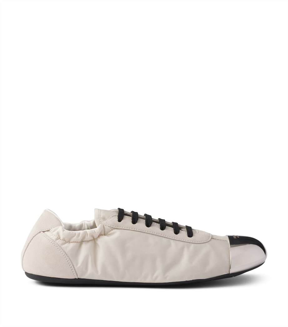 Suede and Re-Nylon Collapse Sneakers F0304 Image 1
