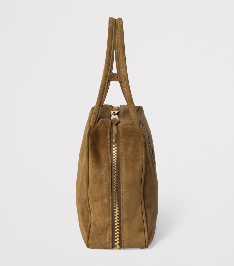 Suede Beau Top-Handle Bag F0393 Image 4