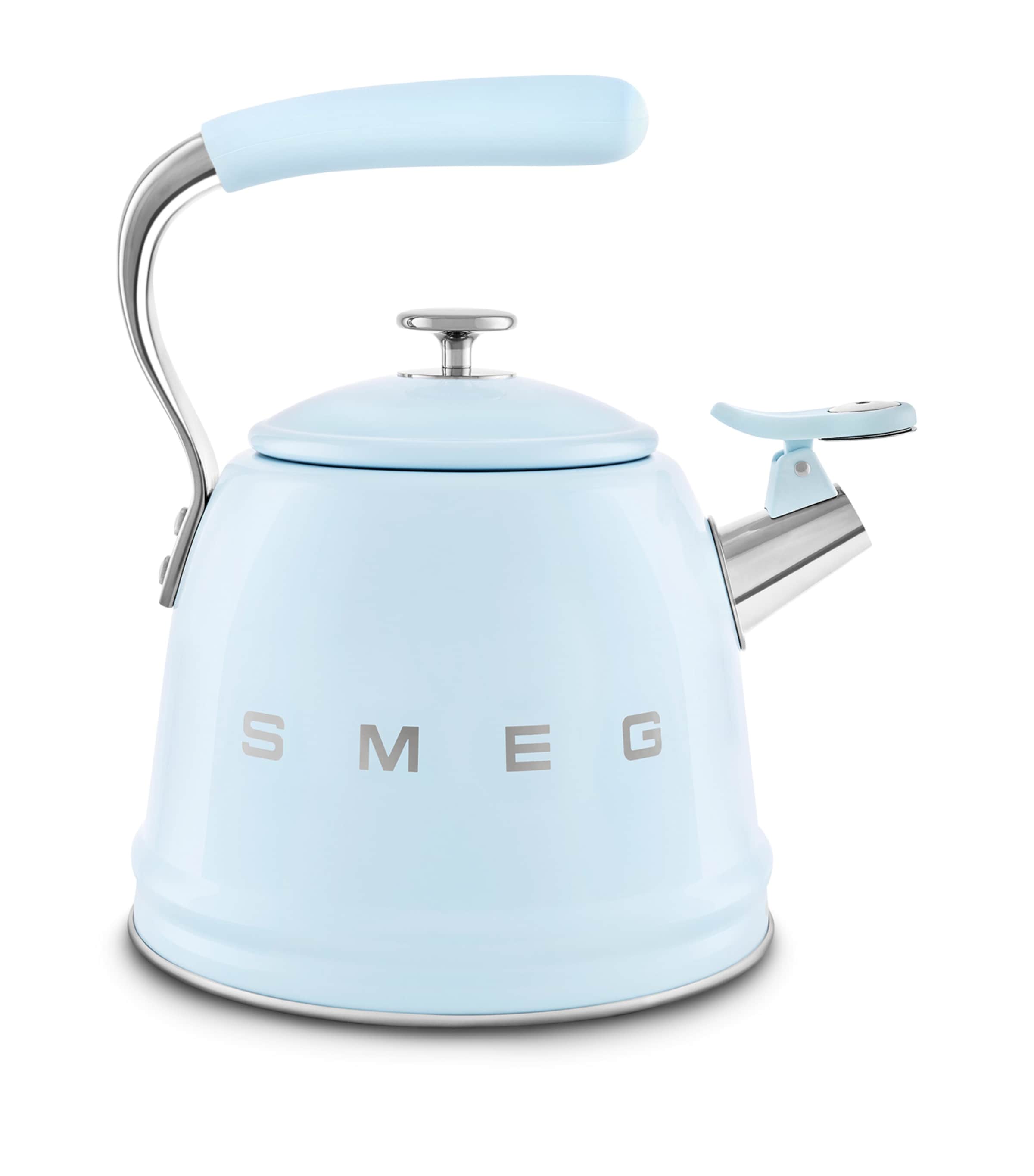 Smeg Stovetop Whistling Kettle (2.3L) Pastel Blue Image 3