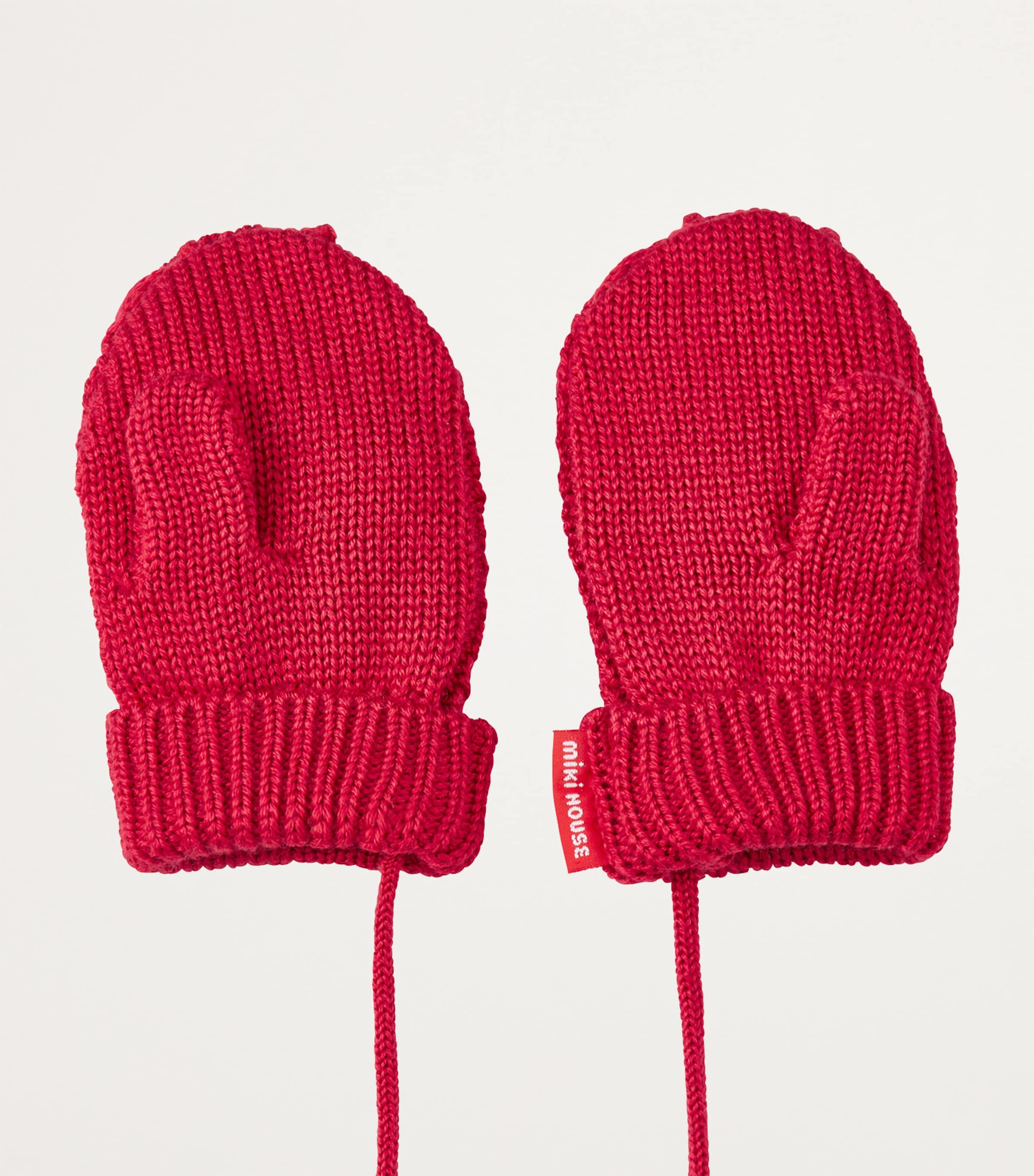 Embroidered Cable-Knit Mittens 2 Image 2