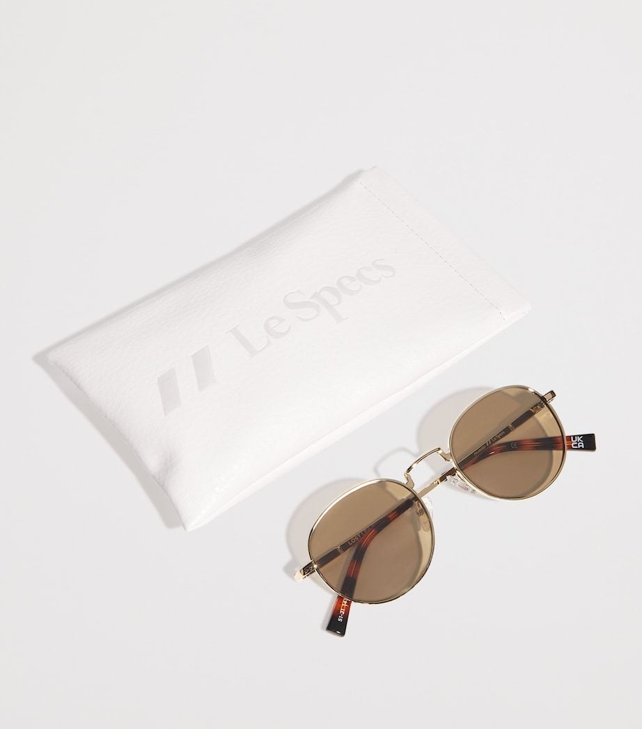 Round Lost Legacy Sunglasses GOLD Image 4