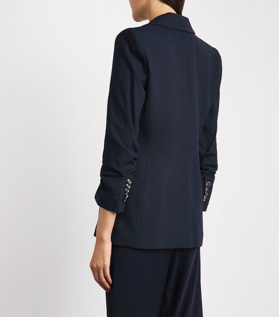 Veronica Beard Womens Battista Dickey Blazer Navy Image 5