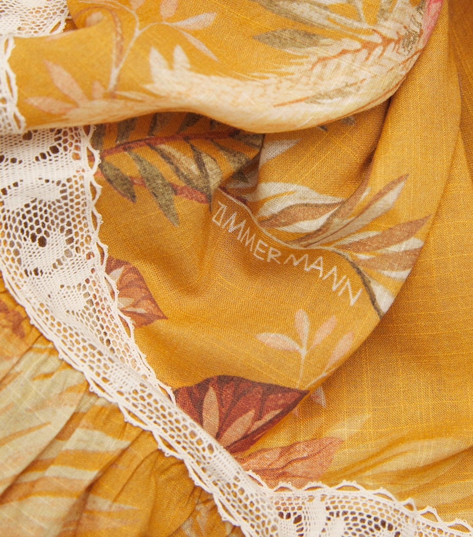 Cotton Palm Ascension Mini Wrap Dress MTDPFL/MSTRD PM FLRL Image 2