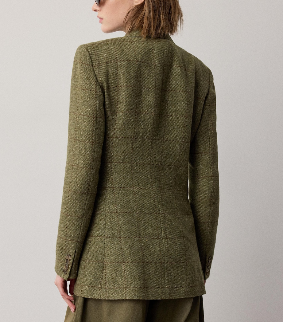 Ralph Lauren Collection Womens Tweed Ramona Blazer Cypress Multi Image 5