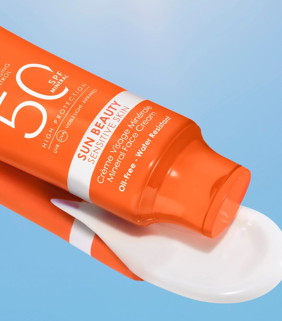 Sun Beauty Sensitive Skin Mineral Face Cream SPF  50 (50ml) NO COLOUR Image 3