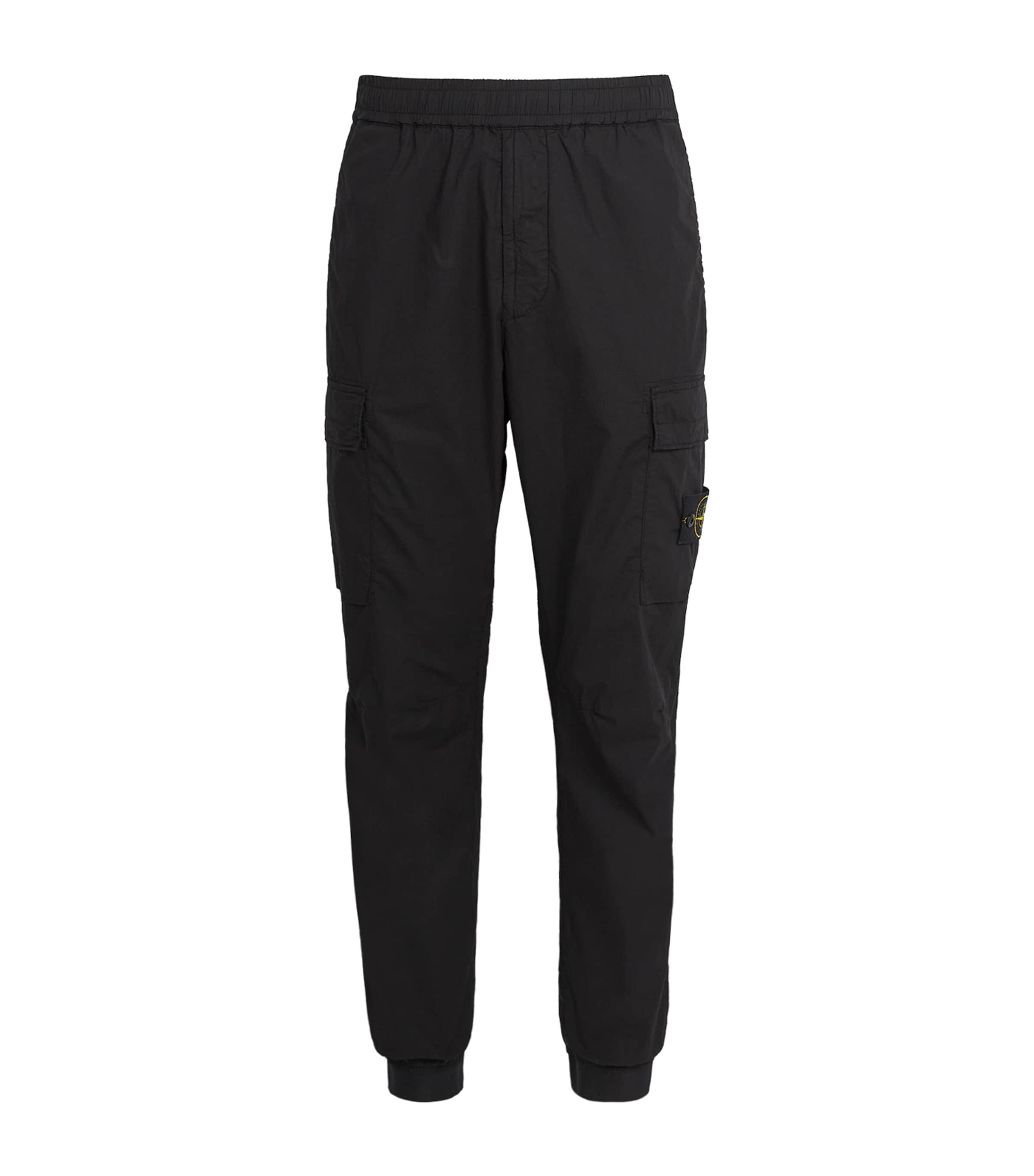 Stretch-Cotton Cargo Trousers V0029 Image 1