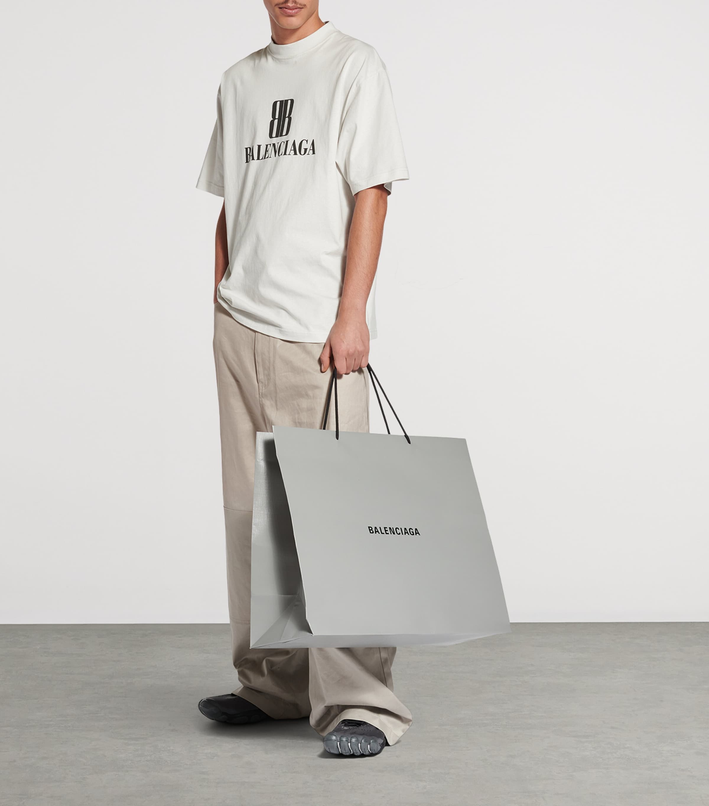 Balenciaga Cotton Nano BB T-Shirt | Harrods US