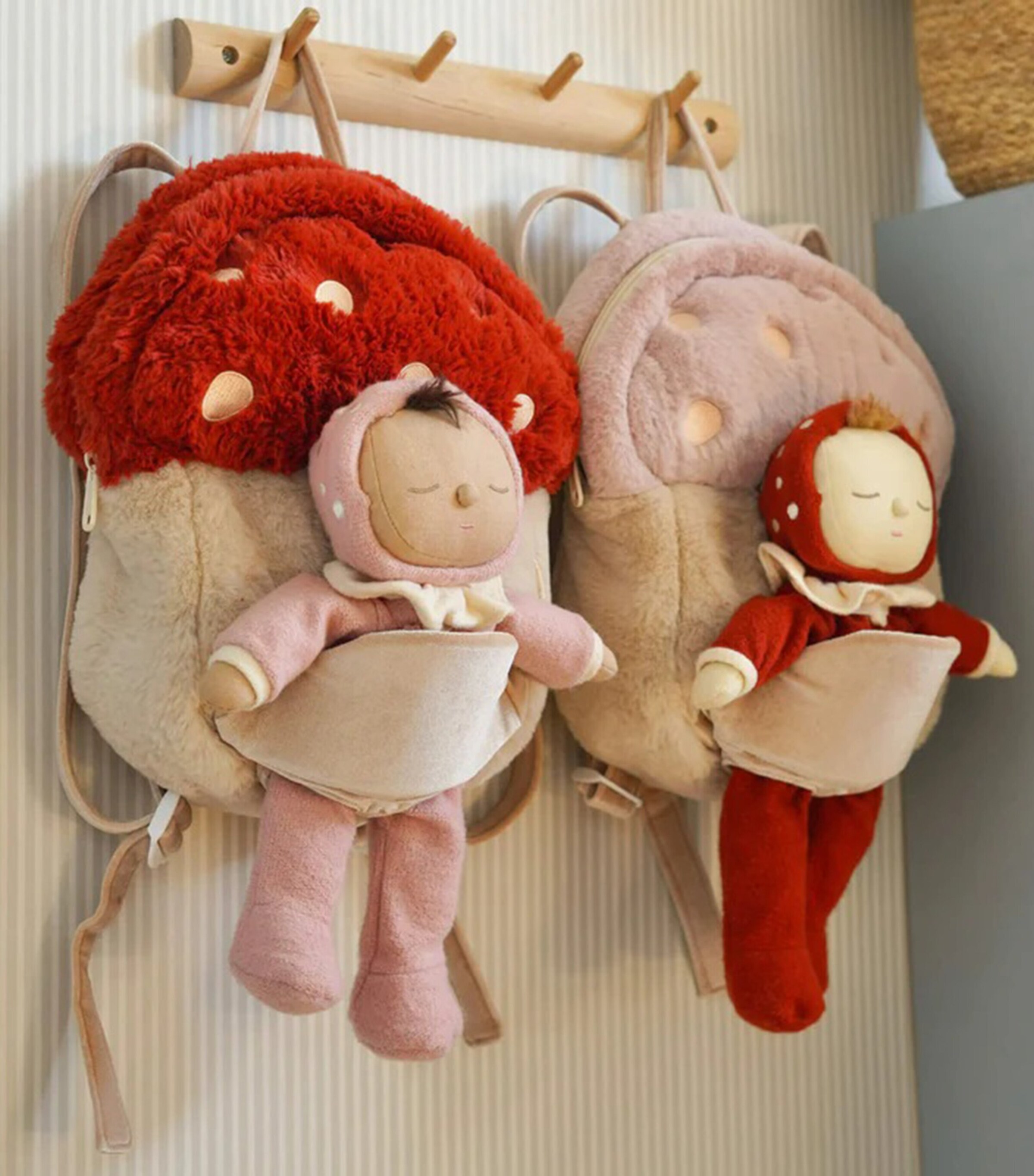 Olli Ella Hopalong Mushroom Backpack Image 3