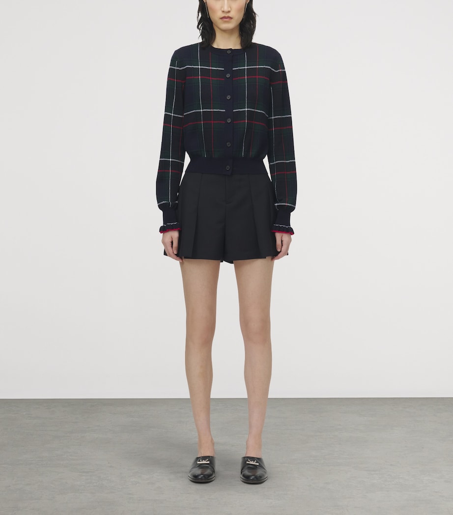 Wool Tartan Cardigan 4366 Image 2