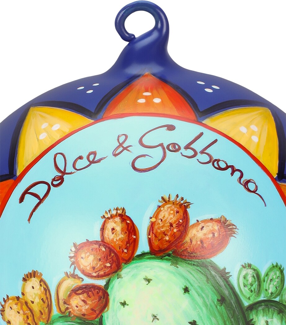 Hand-Painted Carretto Siciliano Bauble UC030-FICHI Image 5