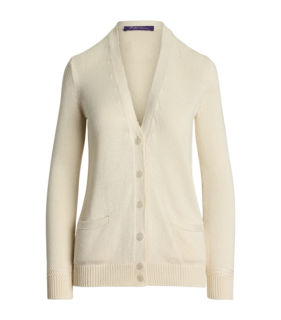 Mulberry Silk Cardigan LUX CREAM Image 1