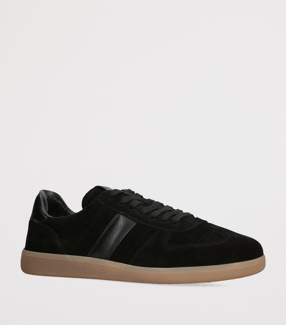 Suede T Sneakers BLACK Image 3