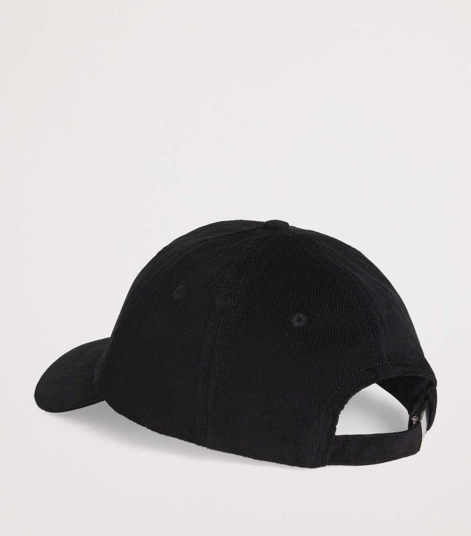 Corduroy Logo Baseball Cap V0029 Image 3