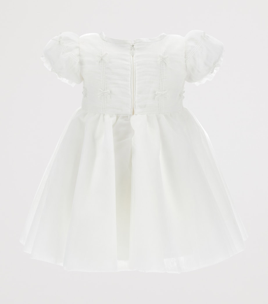 Tulle Puff-Sleeve Dress (3-36 Months) PANNA Image 3